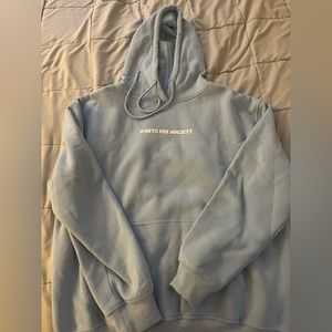 Blue White Fox Go Bold Hoodie L/XL